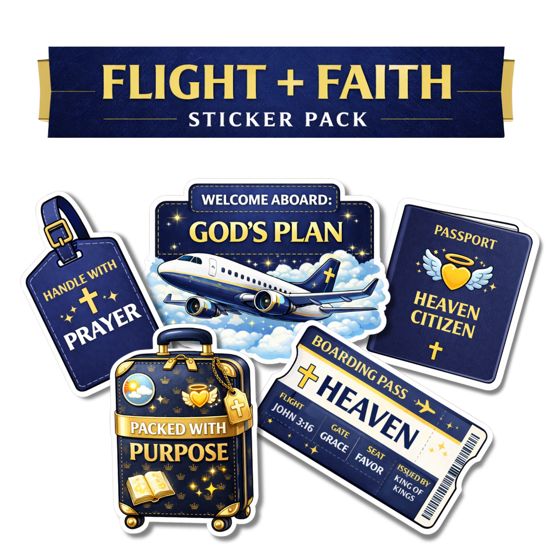 Flight & Faith Stickers