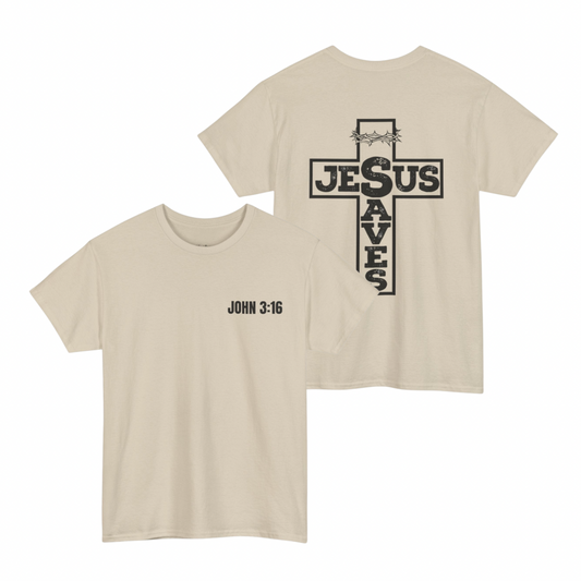 Jesus Saves Unisex Tee