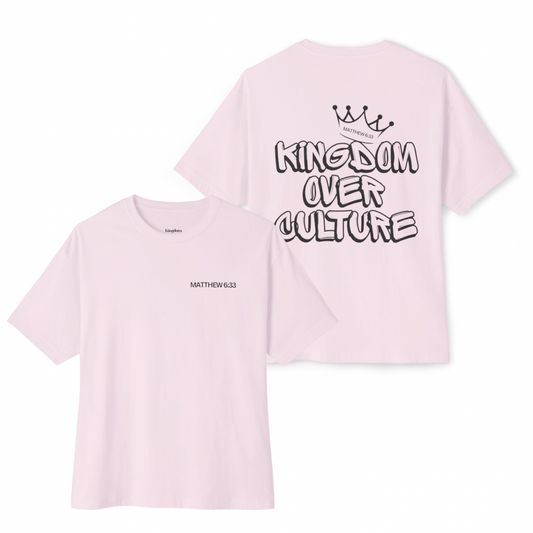 Kingdom Over Culture Unisex Boxy Tee